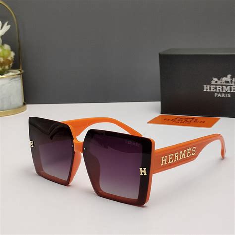 hermes sunglasses orange.